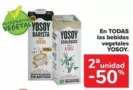 Oferta de YoSoy - Las Bebidas Vegetales en Carrefour Market