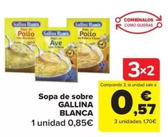 Oferta de Gallina Blanca - Sopa De Sobre por 0,85€ en Carrefour Market