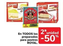 Oferta de Royal - En Todos Los Preparados Para Postres en Carrefour Market