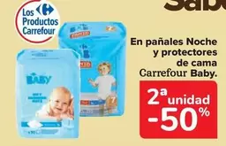 Oferta de Carrefour baby - En panales Noche y protectores de cama en Carrefour Market