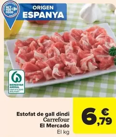 Oferta de Carrefour - Estofat De Gall Dindi El Mercado por 6,79€ en Carrefour Market