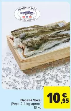 Oferta de Norwegian - Bacalla Skrei por 10,95€ en Carrefour Market