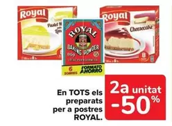 Oferta de Royal - En Tots Els Preparats Per A Postres en Carrefour Market