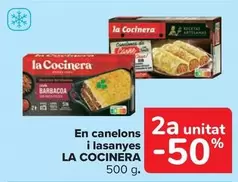 Oferta de La Cocinera - En Canelons I Lasanyes en Carrefour Market