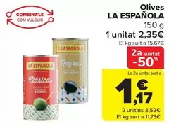 Oferta de La Española - Olives por 2,35€ en Carrefour Market