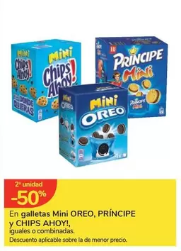 Oferta de Oreo/Príncipe/Chips Ahoy! - En Galletas Mini en Carrefour Express