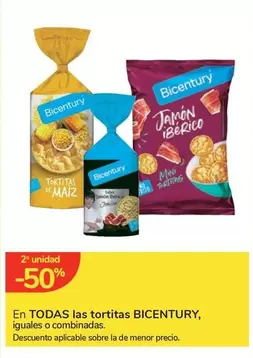 Oferta de Bicentury - En Todas Las Tortitas en Carrefour Express