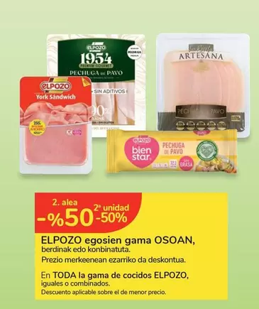 Oferta de Elpozo - En Toda La Gama De Cocidos en Carrefour Express