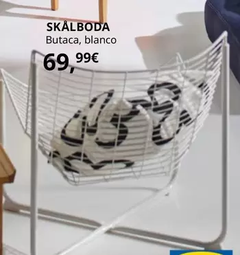 Oferta de Skalboda - Butaca, Blanco por 69,99€ en IKEA