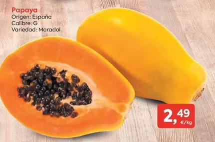 Oferta de Origen - Papaya por 2,49€ en Suma Supermercados