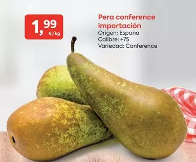 Oferta de Origen - Pera Conference Importacion por 1,99€ en Suma Supermercados