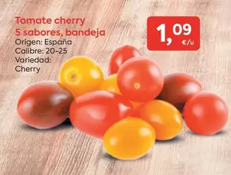 Oferta de Origen - Tomate Cherry por 1,09€ en Suma Supermercados