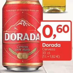 Oferta de Dorada - Cerveza por 0,6€ en Suma Supermercados