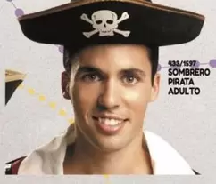 Oferta de Sombrero Pirata Adulto en Juguetilandia