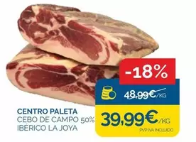 Oferta de Cebo De Campo 50% Iberico La Joya por 39,99€ en Supermercados La Despensa