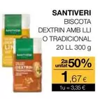 Oferta de Santiveri - Biscota Dextrin Amb Lli O Tradicional por 3,35€ en Plusfresc