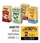 Oferta de Aneto - Brou Natural Varis por 4,3€ en Plusfresc