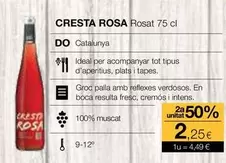 Oferta de Cresta Rosa - Rosat  por 4,49€ en Plusfresc