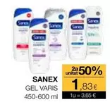 Oferta de Sanex - Gel por 3,65€ en Plusfresc