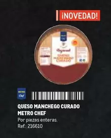 Oferta de Chef - Queso Manchego Curado en Makro