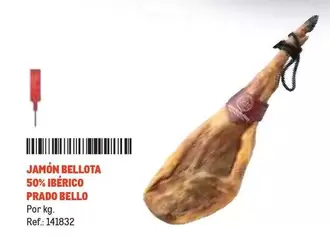 Oferta de Bellota - Jamón  50% Ibérico Prado Bello en Makro