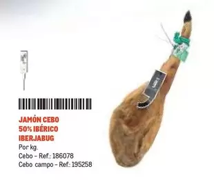 Oferta de Iberjabug - Jamón Cebo 50% Ibérico en Makro