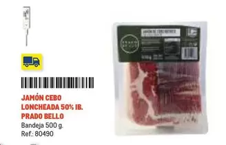 Oferta de Prado Bello - Jamon Cebo Loncheada 50% Ib. en Makro