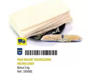 Oferta de Chef - Pan Molde Tramezzino en Makro