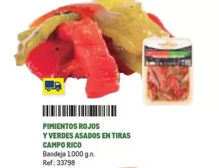 Oferta de Campo Rico - Pimientos Rojos Y Verdes Asados En Tiras en Makro