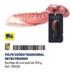 Oferta de Pulpo - Metro Premium  Cocido Tradicional en Makro