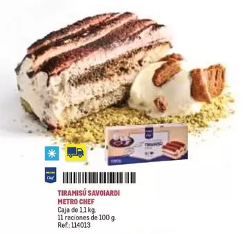 Oferta de Chef - Metro  Tiramisu Savoiardi en Makro