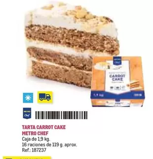 Oferta de Chef - Tarta Carrot Cake en Makro