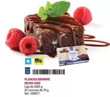 Oferta de Chef - Metro  Plancha Brownie en Makro