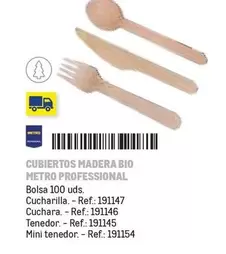 Oferta de Bio - Cubiertos Madera Bio en Makro