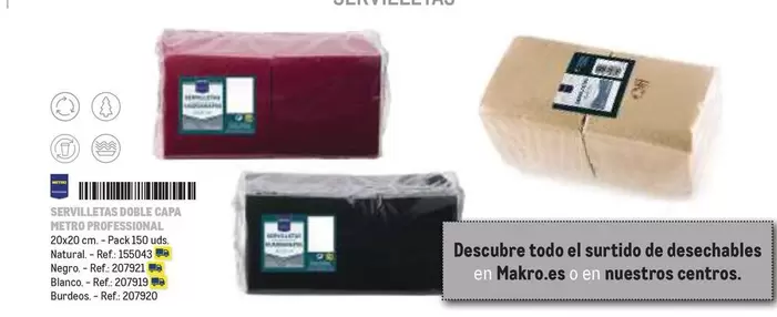 Oferta de Blanco - Descubre Todo El Surtido De Desechables en Makro