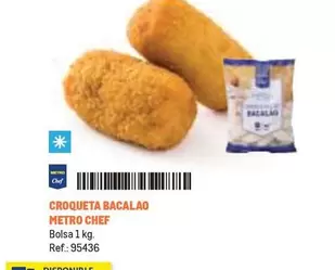 Oferta de Chef - Croqueta Bacalao en Makro