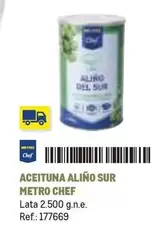 Oferta de Chef - Aceituna Alino Sur en Makro