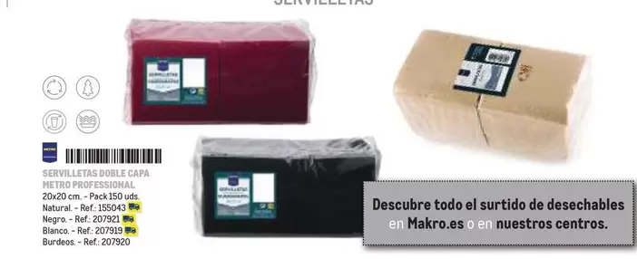 Oferta de Blanco - Descubre Todo El Surtido De Desechables En Makro en Makro