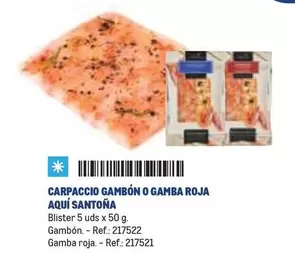 Oferta de Carpaccio Gambon O Gamba Roja Aqui en Makro