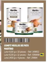 Oferta de Martiko - Confit Muslos De Pato en Makro