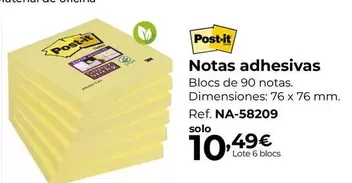 Oferta de Post-It - Notas Adhesivas por 10,49€ en Staples Kalamazoo