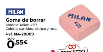 Oferta de Milán - Goma De Borrar por 0,55€ en Staples Kalamazoo