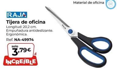 Oferta de Raja - Tijera De Oficina por 3,79€ en Staples Kalamazoo