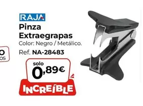 Oferta de Raja - Pinza Extraegrapas por 0,89€ en Staples Kalamazoo