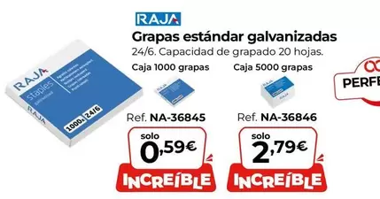 Oferta de Raja - Grapas Estan por 0,59€ en Staples Kalamazoo