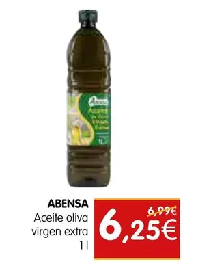 Oferta de Abensa - Aceite Oliva Virgen Extra por 6,25€ en Dicost