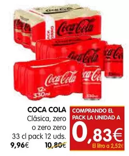 Oferta de Coca-Cola - Clásica por 9,96€ en Dicost