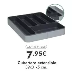 Oferta de Cubertero Extensible por 7,95€ en Rocasa