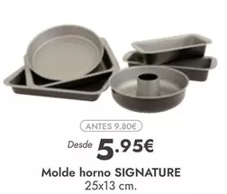 Oferta de Molde Horno Signature por 5,95€ en Rocasa