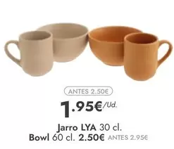 Oferta de Jarro Lya/ Bowl por 1,95€ en Rocasa